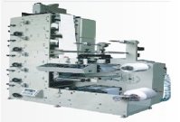 4 Colors Flexo Printing Machine with die cutting and sheet cutting station